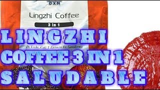 DXN Cómo hacer un café lingzhi DXN 3 en 1 ganoderma [upl. by Akeret]