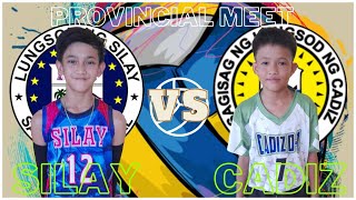 SILAY VS CADIZ VOLLEYBALL ELEMENTARY BOYS  NEGROS OCCIDENTAL PROVINCIAL MEET 2024 [upl. by Okimat236]