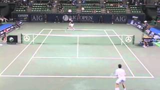 AIG OPEN 2006 準々決勝 ティム・ヘンマン VS フアンマルティン・デルポトロ [upl. by Beora]