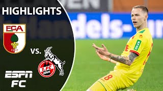 FC Cologne gets FANTASTIC GOAL from Ondrej Duda in win vs Augsburg  ESPN FC Bundesliga Highlights [upl. by Verdha568]