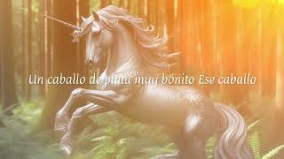 Cancion Caballo de plata🎠Letra de Lynn Recinos🧠Melodia de Ai music🎸🤖 [upl. by Brodench]