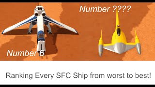 I ranked EVERY SFC Ship from Worst to Best  Star Wars Geonosis Roblox [upl. by Daus]