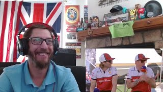 NASCAR Fan Reacts to Kimi Raikkonen Funny Moments [upl. by Gussman]