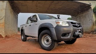 Mazda BT50  Installing hidden winch mounting [upl. by Ailen948]