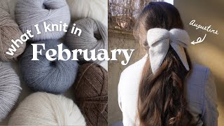 February Knitting Vlog  Claudia Gloves amp Other Accessories [upl. by Oruam369]