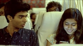 Anandam l Akshay amp Diya bus scene l Mazhavil Manorama [upl. by Irrahs432]