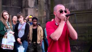 Dave Crowe Beat Boxer Royal Mile Festival Fringe Edinburgh Scotland August 21st [upl. by Crofoot]