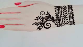 New stylish flowers mehndi design  easy front hand mehndi  mehndi ka design mehndi design mehndi [upl. by Dougie269]