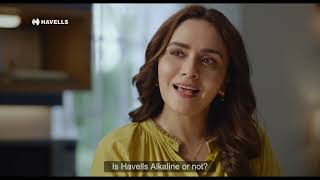 Havells Alkaline Water Purifiers  Sahi Paani Ka Sign Havells Alkaline  Telugu [upl. by Bobine]