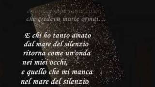 Andrea Bocelli La Voce del Silenzio lyrics RIP [upl. by Ssirk]