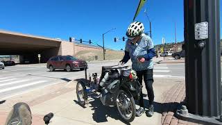 2024 4 4 Out and About on the Recumbents Out and About on the Cottonwood Creek Trail [upl. by Aisyram]