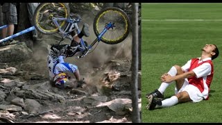 Mountain Bike vs Football [upl. by Okeim]