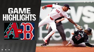 Dbacks vs Red Sox Game Highlights 82524  MLB Highlights [upl. by Snowber]