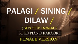 PALAGI  SINING  DILAW  NONSTOP KARAOKE   TJ MONTERDE  DIONELA  MAKI  COVERCY [upl. by Akiras]