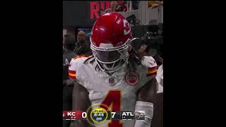 Mahomes to Rice Touchdown Chiefs Kansas City Chiefs vs Atlanta Falcons football nfl touchdown [upl. by Zabrine]