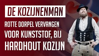 De Kozijnenman  Rotte dorpel kozijn achterdeur of voordeur vervangen met kunststof onderdorpel [upl. by Nylatsyrk]