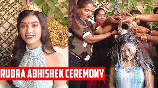 Digangana Suryavanshi Celebrates Her Birthday 2018 UNCUT Video Of Rudra Abhishek Ceremony [upl. by Ihsakat]