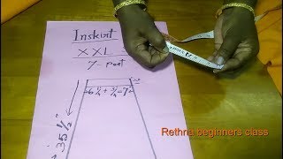 Saree inskirt cutting beginners class2 [upl. by Oxford]