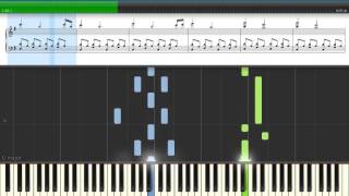 Yann Tiersen  Comptine dun autre été Large Version  Piano Tutorial Synthesia [upl. by Schoenfelder56]