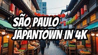 São Paulo’s Liberdade District 🇧🇷 Exploring Brazil’s Japantown in 4K  Full Walking Tour 2024 [upl. by Anna-Diane286]