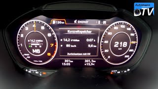 2015 Audi TT 20 TFSI 230hp  0220 kmh acceleration 1080p [upl. by Jordison552]