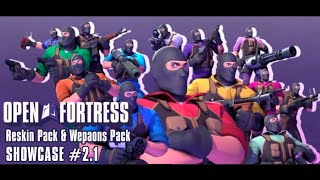 Open Fortress Reskin Pack amp Weapons Pack Mods  Showcase Gameplay 21  TF2 Android Mod [upl. by Ynnod357]