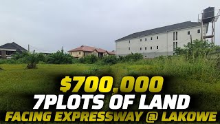 700000 Commercial and Residential Land in Lakowe Facing Lekki Epe Expressway Lagos with CofO [upl. by Ryder]