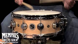 DW 14x55 Collectors Series Super Solid Shell Snare Drum 38quot  Natural [upl. by Eyot]