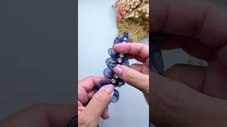 Tiara luxuosa com strass  artesanato diy tutorial [upl. by Llerdnek]