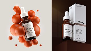 3D Product Photography Blender Timelapse tutorial blender skincare photography [upl. by Alliuqal]