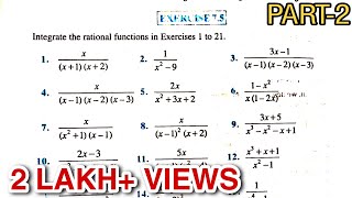 EXERCISE 75 PART2 INTEGRALS NCERT  INTEGRATION QUESTION 6 TO 10 [upl. by Aneloj]