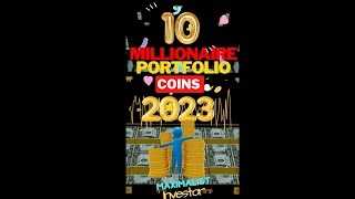 10 crypto coins to become millionaire in 2023  100x gem altcoins pickups [upl. by Leseil617]