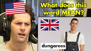 American Reacts to British Words for Clothing [upl. by Iatnohs]