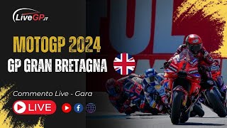 MotoGP  GP Gran Bretagna 2024  Commento LIVE Gara [upl. by Scuram]