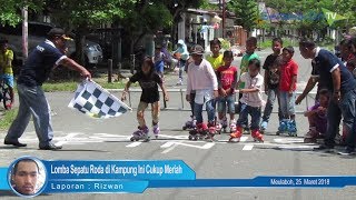 Lomba Sepatu Roda di Kampung Ini Cukup Meriah [upl. by Tai]