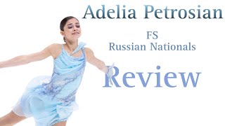 ADELIA PETROSYAN  RUSSIAN NATIONALS  FS  REVIEW [upl. by Esirrehc292]