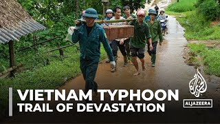 At least 179 dead in Vietnam as Typhoon Yagi triggers landslides floods [upl. by Collen423]