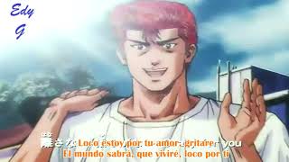 Slam Dunk Opening 1 quotQuiero Gritar Que Te Amoquot  KARAOKE HD [upl. by Bora]