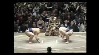 Tochinowaka vs Takanohana  Hatsu 1997 栃乃和歌 対 貴乃花 [upl. by Burr605]