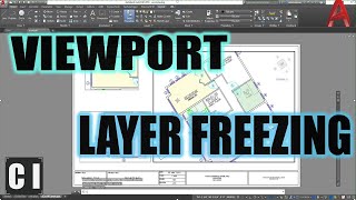 AutoCAD How to Hide or Freeze Layers in One Viewport  Layers OnOff by Viewport  2 Minute Tuesday [upl. by Anastas]