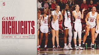 Highlights Stanford Womens Basketball vs Le Moyne [upl. by Hajin]