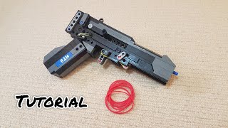 Lego Selectfire rubberband gun SemiFullauto  Tutorial Read description [upl. by Aneger]