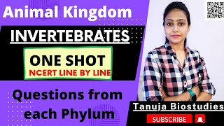 Animal Kingdom  Invertebrates  One shot  Complete NCERT  Non Chordates  Class 11 Biology NEET [upl. by Hilarius395]