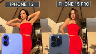 iPhone 16 VS iphone 15 pro Camera test Comparison [upl. by Nylireg235]