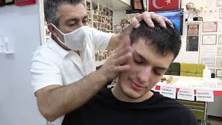 ASMR Turkish Barber By Münür Önkan HeadFaceBodyBackNeck and Arm Massage [upl. by Juditha]