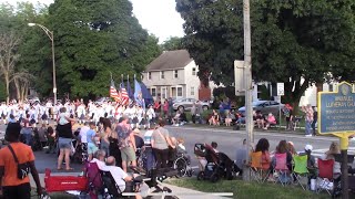 Towpath fife and drum in the webster firemans parade 2024 [upl. by Oiratnom]