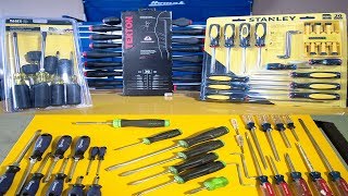 Best Screwdriver Set For The MONEY Tekton  Kobalt  Snap On  Klein  Craftsman  Stanley [upl. by Corty]