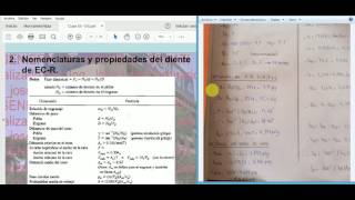 Calculo de la geometría  Engranajes cónicos  12 y 13 [upl. by Uok]