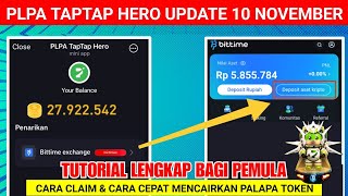 AHIRNYA CAIR💵 UPDATE TERBARU CARA MENARIK SALDO TOKEN DI PLPA TAPTAP HERO  AIRDROP PALAPA WITHDRAW [upl. by Einot]