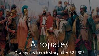 Atropates disappears from history after 321 BCE [upl. by Occor773]